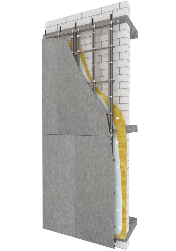 ФЦП, ХЦП, HPL-панель, Аквапанель, Рокпанель (скрытый способ крепления)