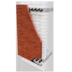 Кирпичная кладка на вентфасаде