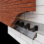 Кирпичная кладка на вентфасаде